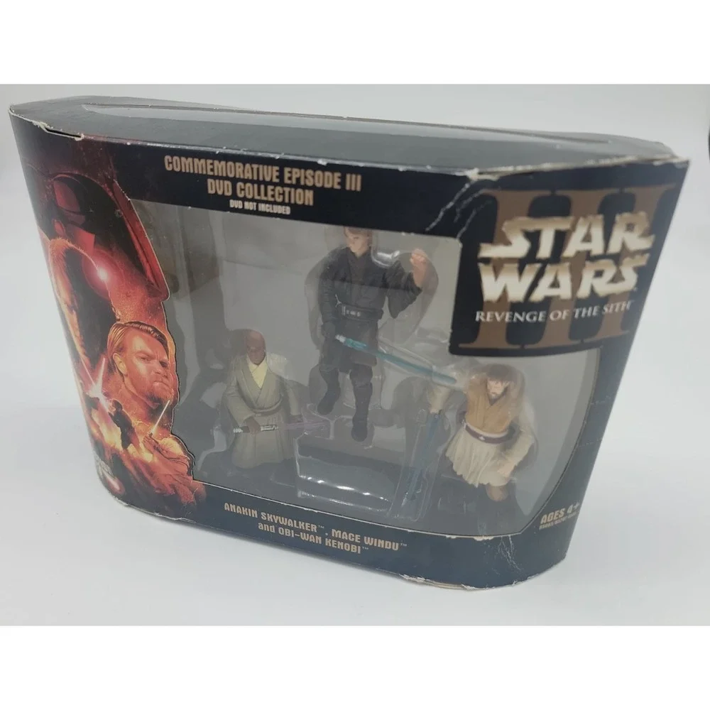 2005 Commemorative ROTS DVD Collection - Anakin Mace Obi-Wan Star Wars NEW!